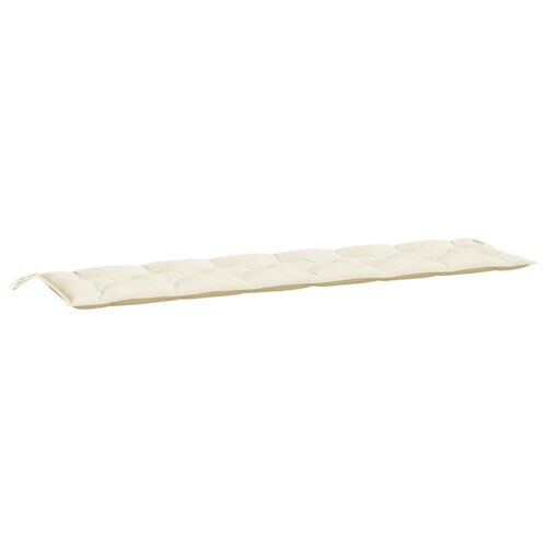 Garden Bench Cushion Cream 200x50x7cm Oxford Fabric - Image 8