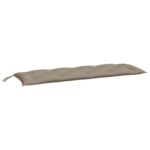 Garden Bench Cushion Taupe 150x50x7cm Oxford Fabric