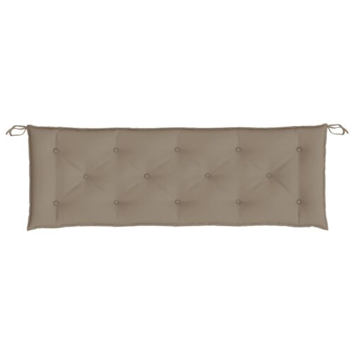 Garden Bench Cushion Taupe 150x50x7cm Oxford Fabric - Image 4