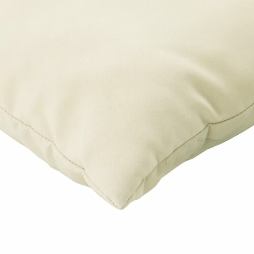 Pallet Cushions 2pcs Cream White Oxford Fabric - Image 7