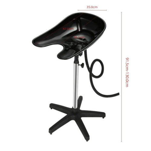 Portable Hairdressing Salon Basin Hair Washing Sink Shampoo Wash Standing Bowl - Image 2