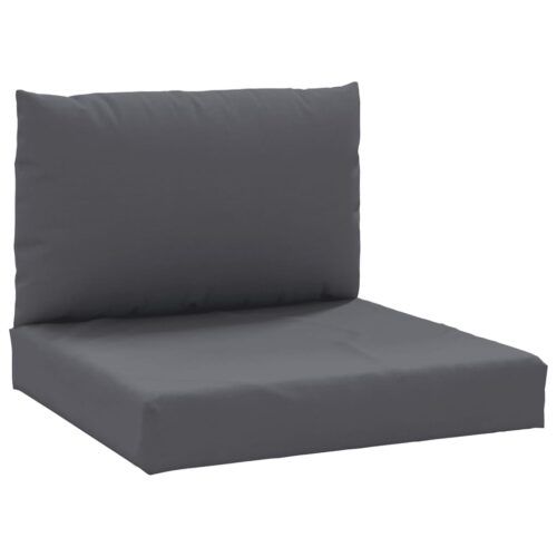 Pallet Cushions 2pcs Anthracite Oxford Fabric