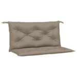 Garden Bench Cushions 2pcs Taupe 100x50x7cm Oxford Fabric