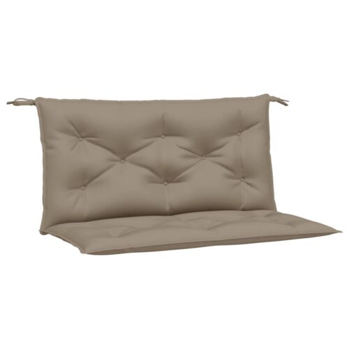 Garden Bench Cushions 2pcs Taupe 100x50x7cm Oxford Fabric