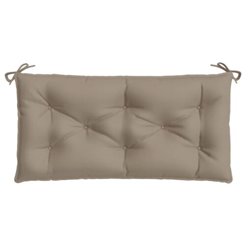 Garden Bench Cushions 2pcs Taupe 100x50x7cm Oxford Fabric - Image 5