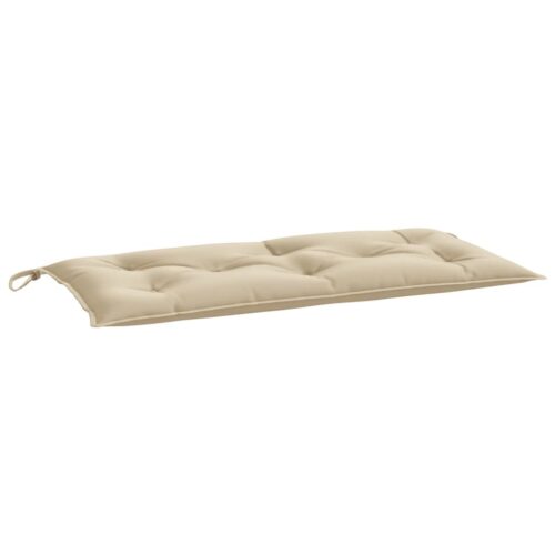Garden Bench Cushions 2pcs Beige 100x50x7cm Oxford Fabric - Image 4