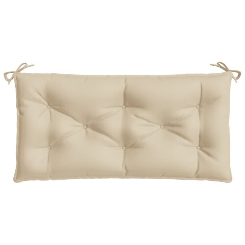 Garden Bench Cushions 2pcs Beige 100x50x7cm Oxford Fabric - Image 5