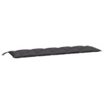Garden Bench Cushion Anthracite 180x50x7cm Oxford Fabric
