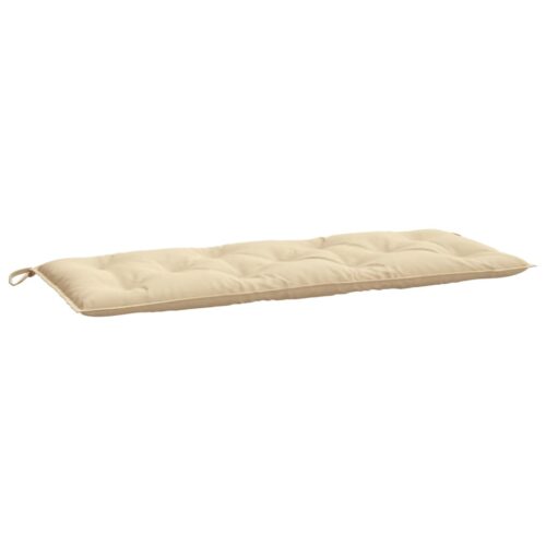 Garden Bench Cushions 2pcs Beige 120x50x7cm Oxford Fabric - Image 4