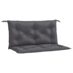 Garden Bench Cushions 2pcs Anthracite 100x50x7cm Oxford Fabric