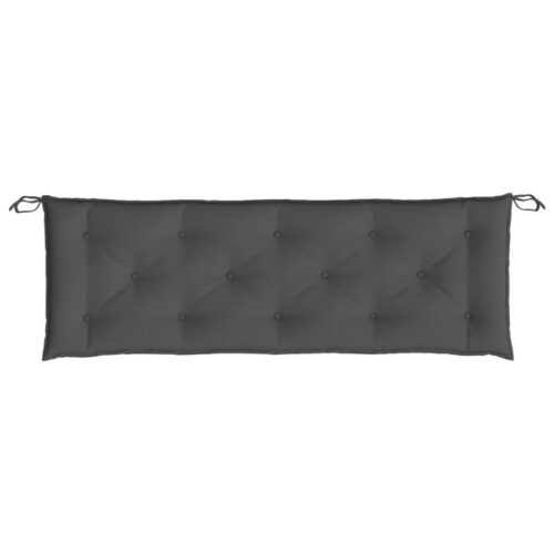Garden Bench Cushions 2pcs Anthracite 150x50x7cm Oxford Fabric - Image 6