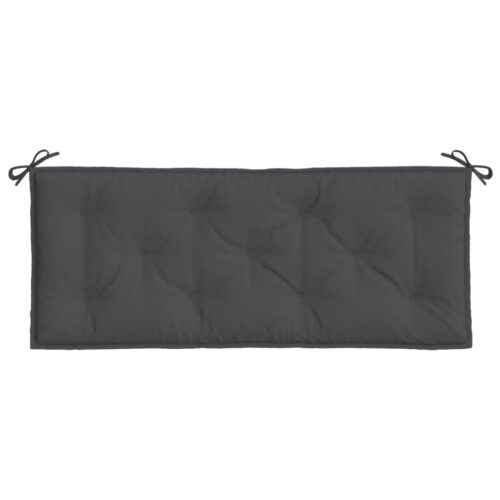 Garden Bench Cushions 2pcs Melange Anthracite 120x50x7cm Fabric - Image 6