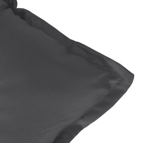 Garden Bench Cushions 2pcs Melange Anthracite 120x50x7cm Fabric - Image 8