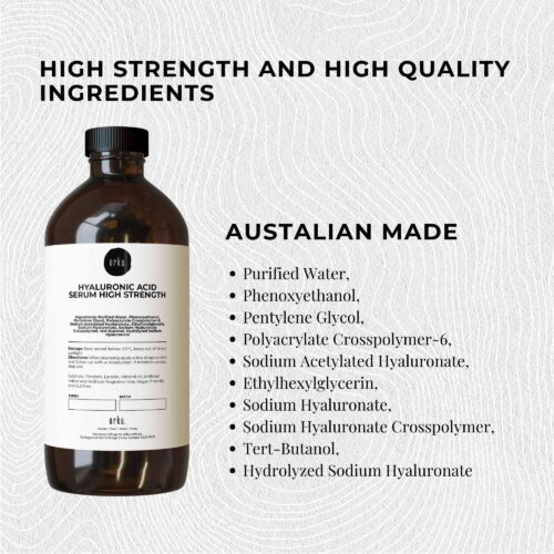 500ml Hyaluronic Acid Serum High Strength Bulk Cosmetic Face Skin Care - Image 3