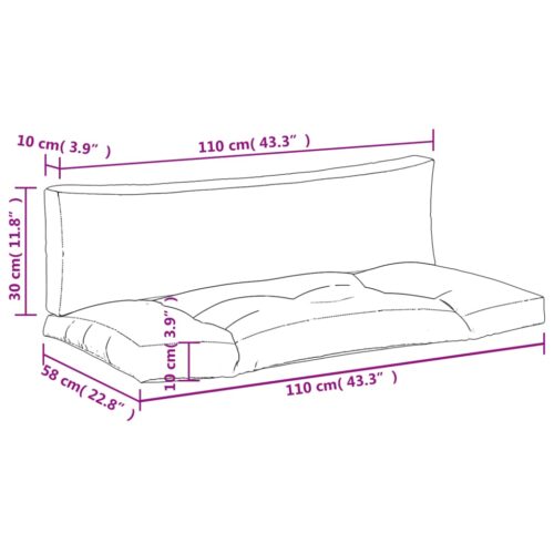 Pallet Cushions 2pcs Cream Fabric - Image 10