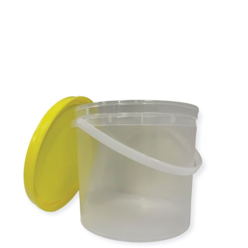 Bulk 10 x 2.2L Honey Bucket with Lid 3Kg Clear Tamper Proof Plastic Tub - Image 4
