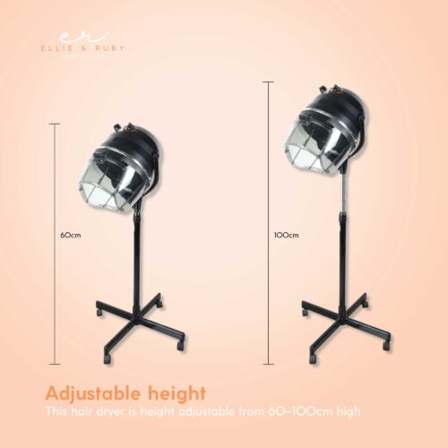Free Standing Hair Dryer Hood Bonnet Hairdryer Height Adjustable Salon Equipment - Image 2