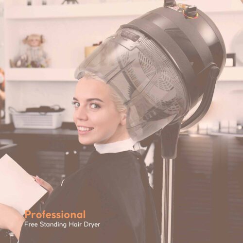 Free Standing Hair Dryer Hood Bonnet Hairdryer Height Adjustable Salon Equipment - Image 3