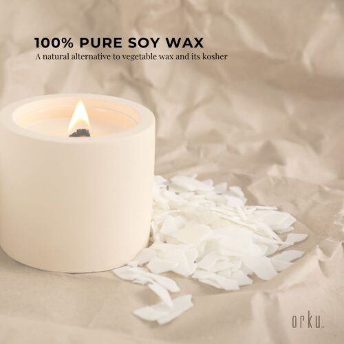 400g Golden 464 Soy Wax Flakes Bucket 100% Pure Natural DIY Candle Melts Chips - Image 4
