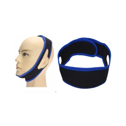 2x Anti Snoring Aid Adjustable Chin Strap Jaw Brace Sleeping Aid Device - Image 2