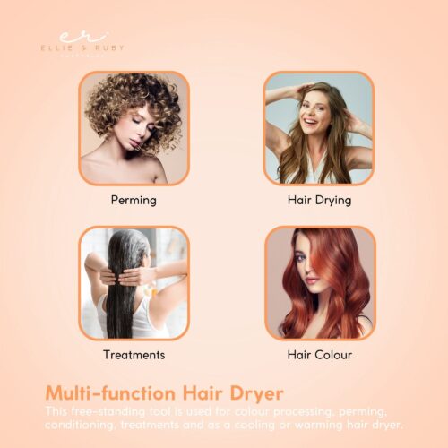Standing Hair Dryer Accelerator Colour 360 Rotating Halo Rolling Salon Equipment - Image 6