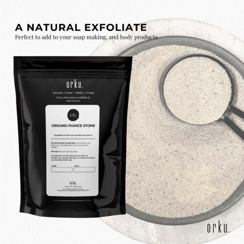 100g Ground Pumice Stone Granular Powder Eco Exfoliant Body Scrub Soap Additive - Image 4