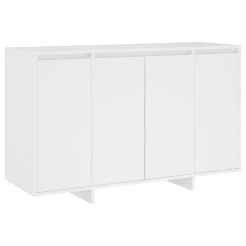 Wooden Buffet Sideboard Cabinet Storage Shelf Rack Cupboard Hallway Table White - Image 2