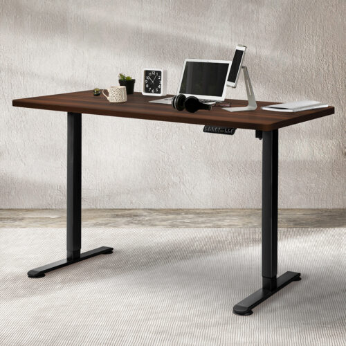 Levede Motorised Standing Desk Height 120cm Walnut 800x 1.5MM - Image 8