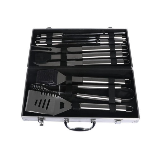 Moyasu 10Pcs BBQ Tool Set Stainless - Image 5