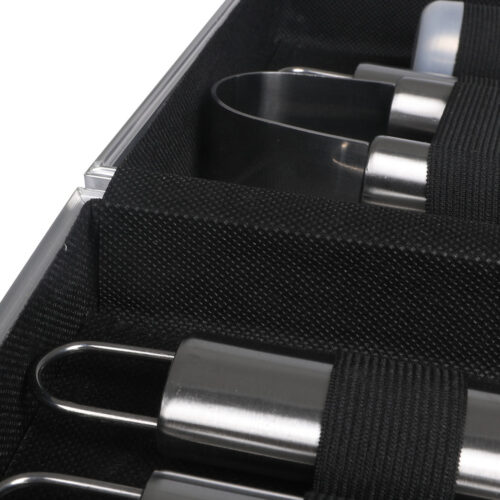 Moyasu 10Pcs BBQ Tool Set Stainless - Image 6