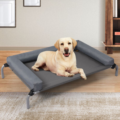 Pawz Elevated Pet Bed Sofa Bolster Dog Cat Trampoline Hammock Raised Large 108x62x15cm - Image 7