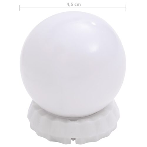 Mirror Light with 8 LED Light Bulbs Warm White and Cold White - Image 7
