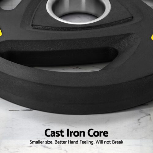 Everfit Weight Plates Standard 5kgx2 Dumbbells Barbells Plate Weight Lifting Home - Image 5
