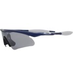 Ex Display Oakley Custom M Frame Hybrid S Blue Slate Iridium Sports Sunglasses