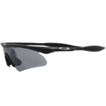 Ex Display Oakley Custom M Frame Hybrid S Metallic Black Slate Sports Sunglasses
