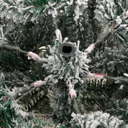 Artificial Hinged Christmas Tree with Flocked Snow 240cm - Image 7
