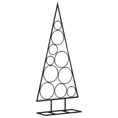 LED Christmas Tree Lights Metal Steel Frame Xmas Decoration Black 90cm - Image 2