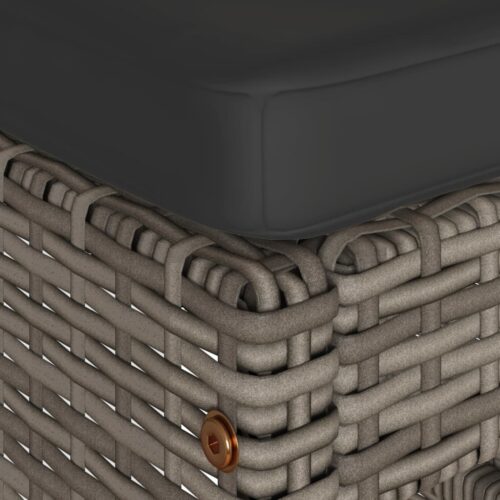 6x Garden Bar Stools with Cushions Wicker Rattan Outdoor Patio Dining Chairs - Image 7