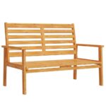 Garden Sofa Bench 120cm Solid Wood Acacia