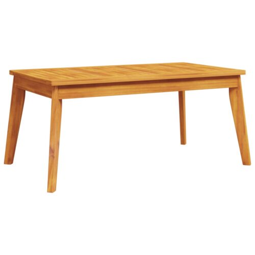 Garden Dining Table 100x55x45cm Solid Wood Acacia