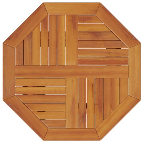 Folding Garden Table 60x75cm Solid Wood Acacia - Image 7