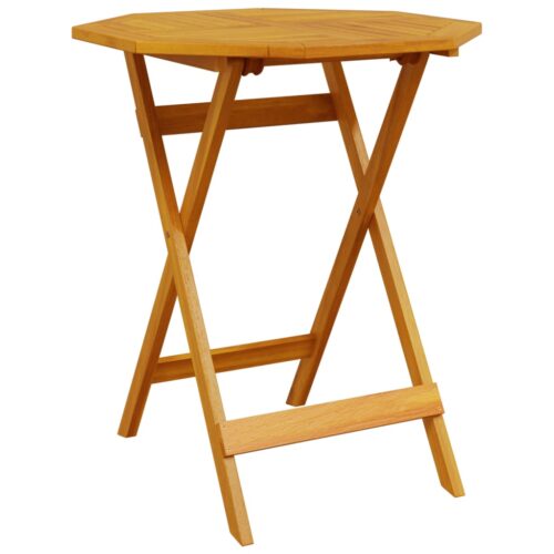Folding Garden Table 70x75cm Solid Wood Acacia - Image 6