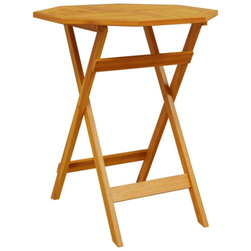 Folding Garden Table 70x75cm Solid Wood Acacia - Image 13