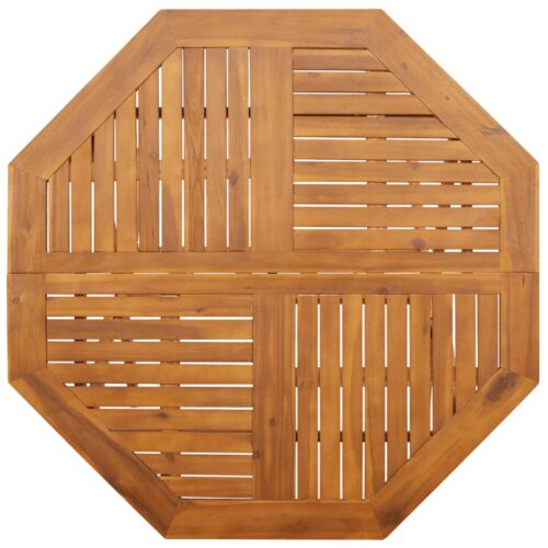 Folding Garden Table 110x75cm Solid Wood Acacia - Image 7