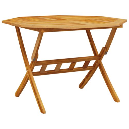 Folding Garden Table 110x75cm Solid Wood Acacia - Image 13