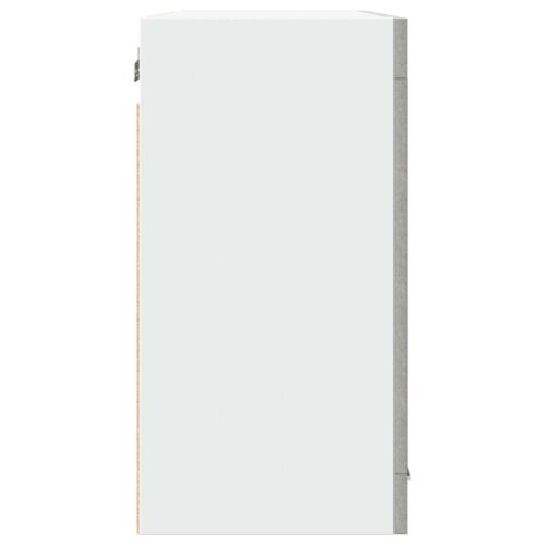 Hanging Glass Cabinet Concrete Grey 80x31x60cmcm - Image 5