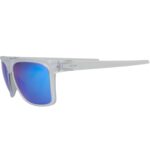 Oakley OO 9100-0757 Leffingwell Matte Clear Prizm Sapphire Polarized Sunglasses