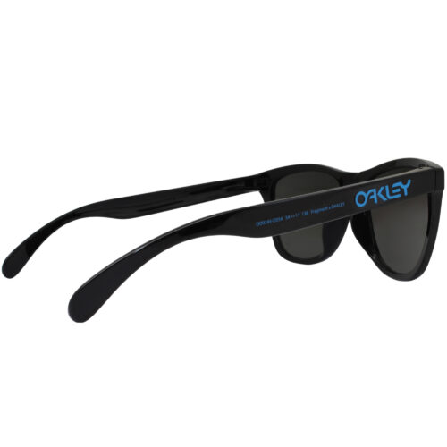 Oakley Frogskins OO 9245-D554 Fragment Polished Black Prizm Grey Mens Sunglasses - Image 4
