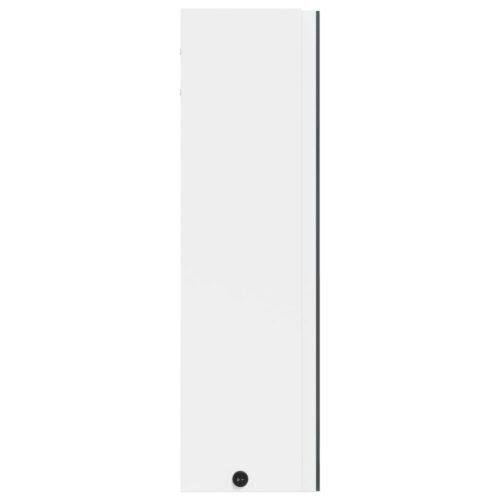 Bathroom Mirror Cabinet with LED Light White 60x13x52 cm - Image 7