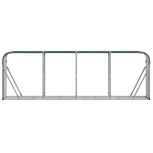 Log Holder Green 300x45x100cm Galvanised Steel - Image 4